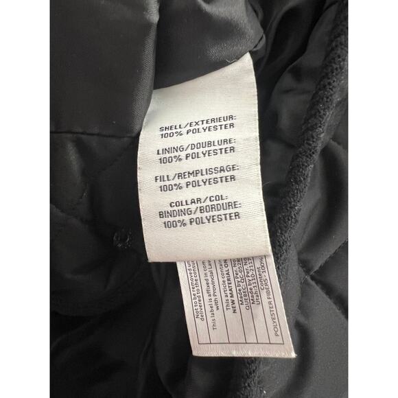 Bagatelle Quilted Collared Chore Barn Coat Black size Large - Picture 6 of 6